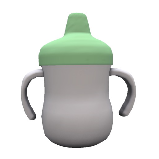 *~. Cute Baby .~* Sippy Cup Light Green