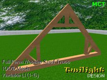 TDB003 - Full Perm Oak Loft Roof Truss