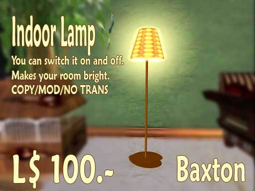 Full Permission Baxton Floor Lamp Brown With Switch, Floorlamp