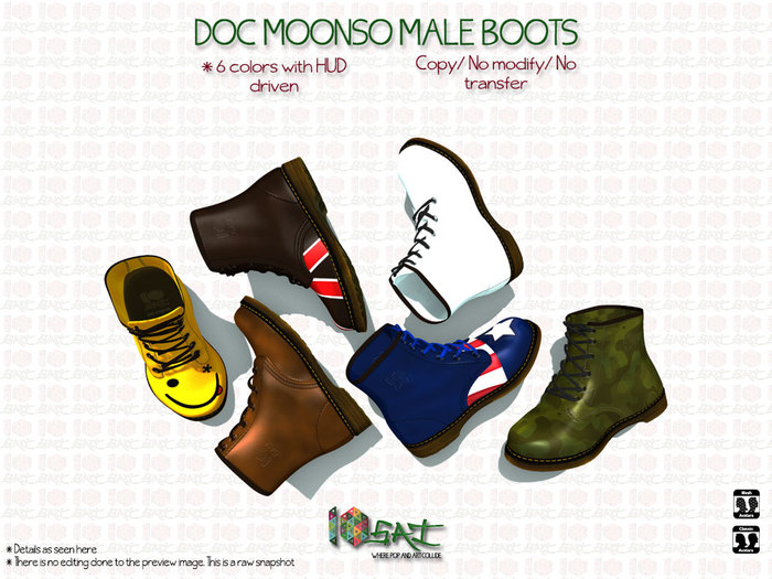 ::10sai:: Doc Moonso Male Boots 