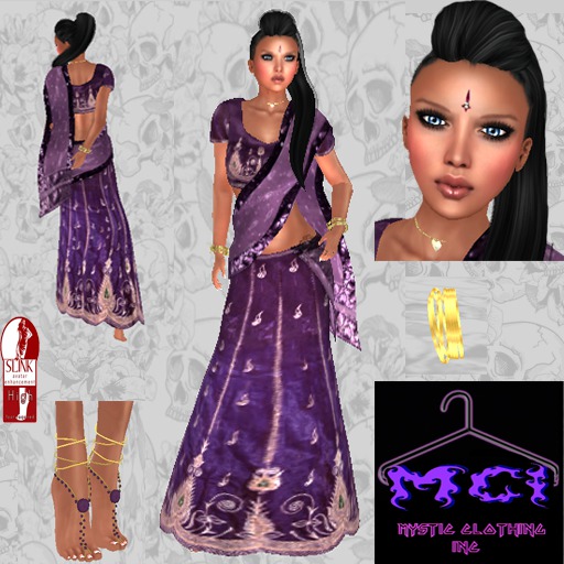 Mystic Purple Saree