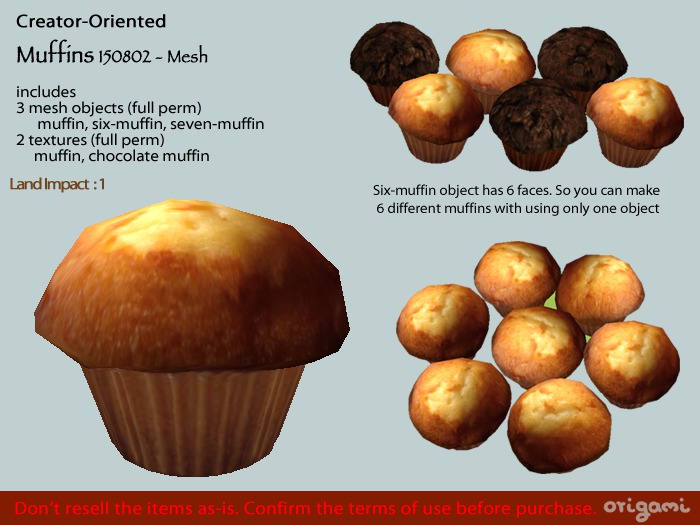 origami~* Muffins 150802 - Mesh