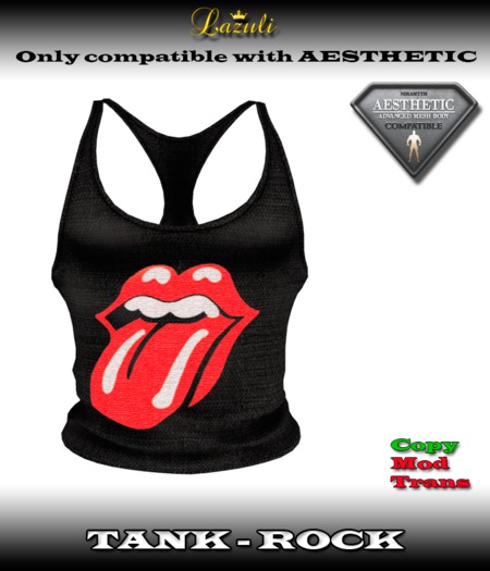 # L A Z U L I # AESTHETIC TANK - ROCK