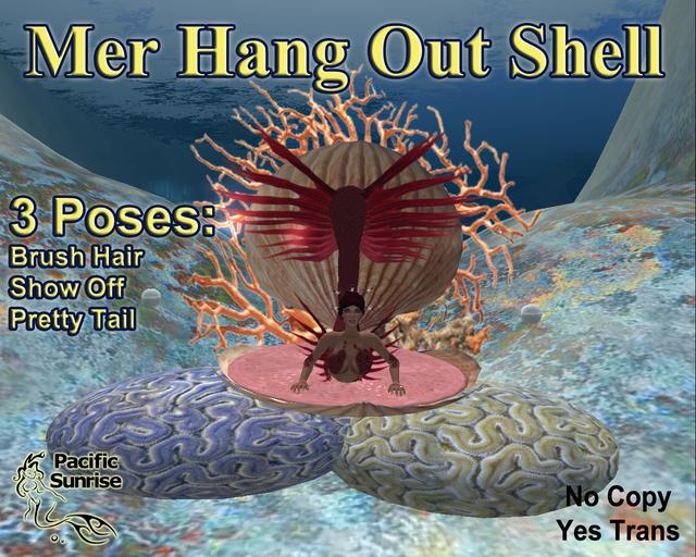 Mer Hang Out Shell (3 Poses)