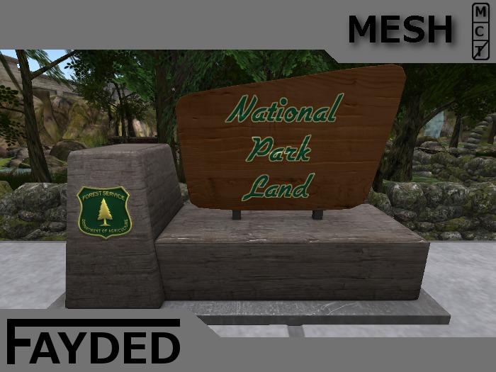 FAYDED - National Park Sign [boxed]