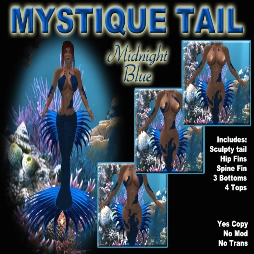 Mystique Tail Midnight Blue