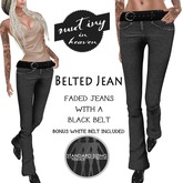 !MiH Belted Jean - black