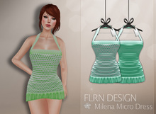 Milena Mini Polkadot Dress Mint