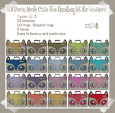 Full Perm MESH Cute Fox Handbag kit for builders