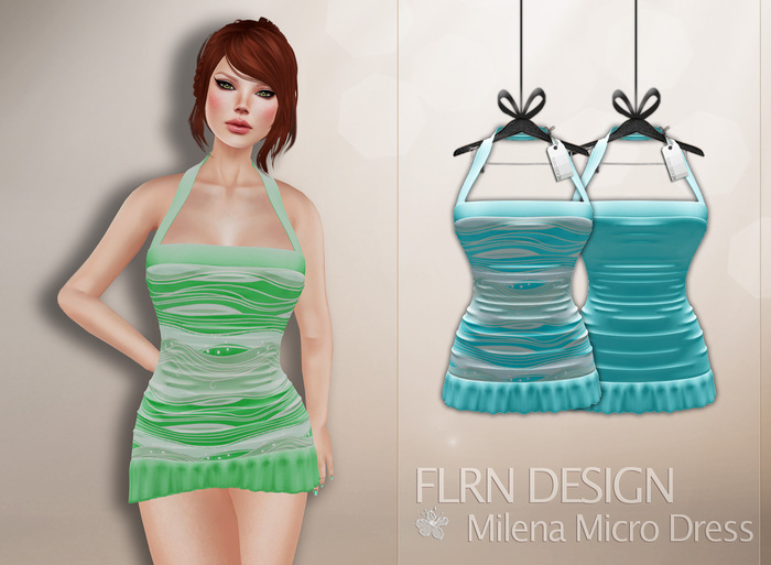 Milena Mini Sea Dress Blue