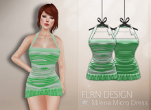 Milena Mini Sea Dress Green