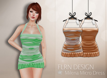 Milena Mini Sea Dress Orange