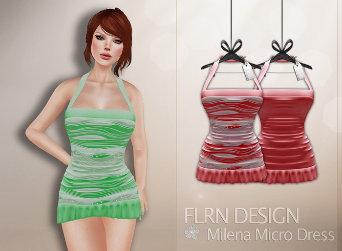 Milena Mini Sea Dress Red