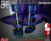 !!BHB!! TESSA HEELS RIGGED BLUE SLINK (ADD)