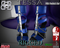 !!BHB!! TESSA HEELS RIGGED BLUE V2 SLINK (ADD)