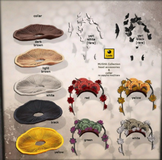 *LODE* Collar - Musha [yellow]