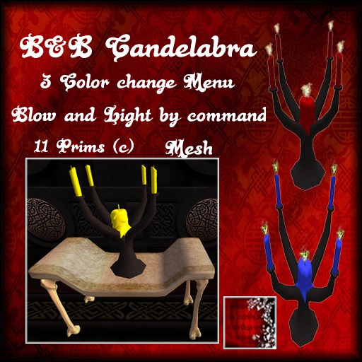~IO~ B&B Candelabra Vender