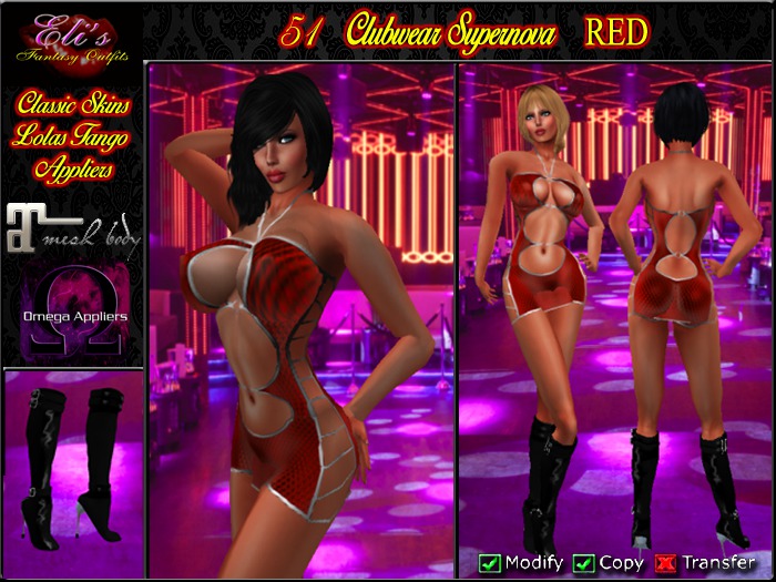 51 Clubwear Supernova Red