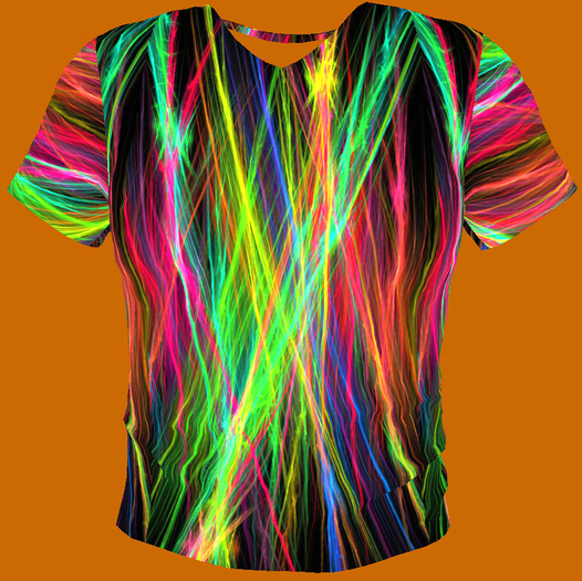 Abstract Flames T-Shirt Boxed