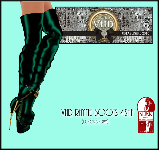 VHD Rayne Bullet Boots 4SHF Forest (boxed)