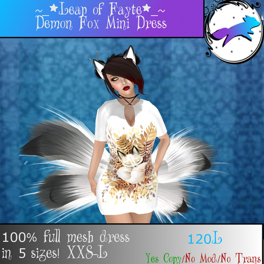 Demon Fox Mini dress