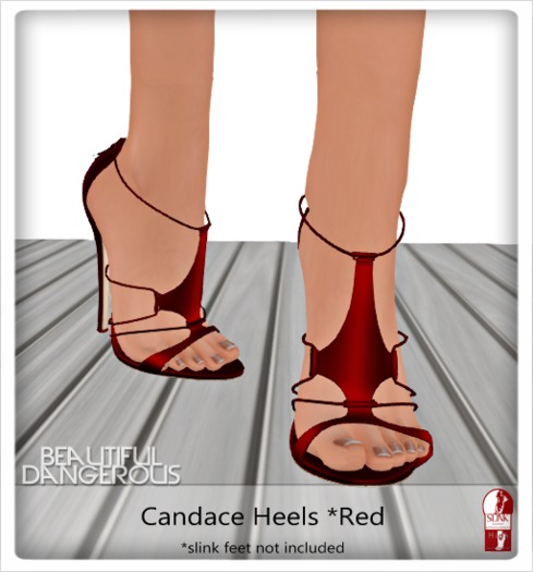 ! Beautiful Dangerous ! Candace Heels [Red]