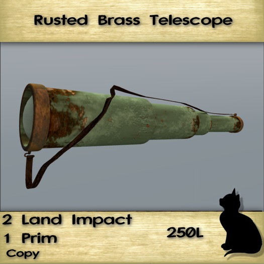 Rusted Brass Telescope