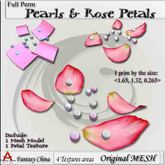 Full Perm Pearls and Rose Petals