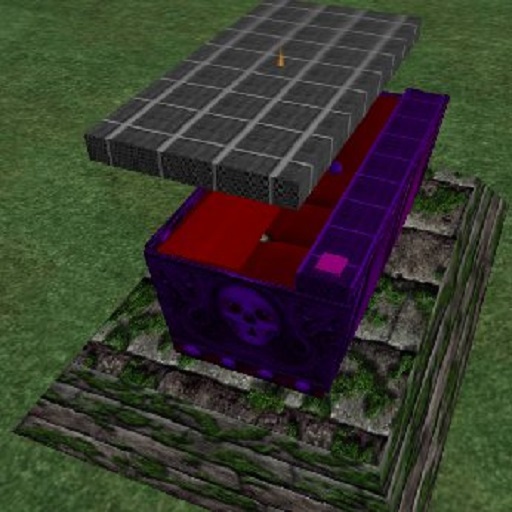 luxury coffin with lid