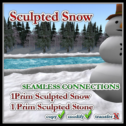 Invisible Designs - Sculpted Snow