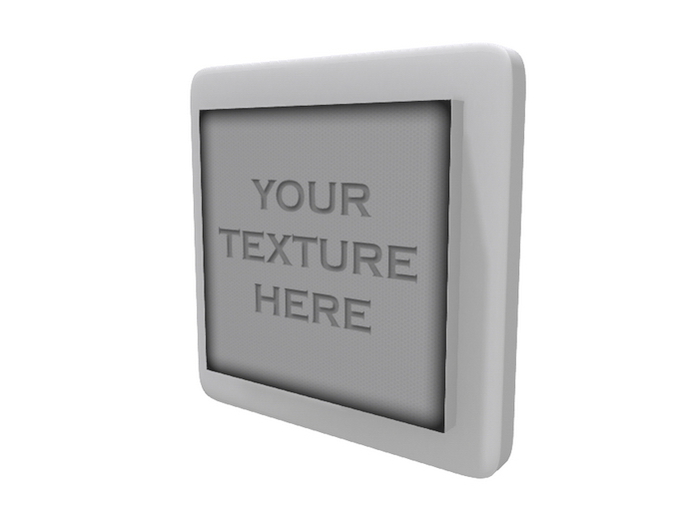 Rounded Border Picture Frame {mesh} CM