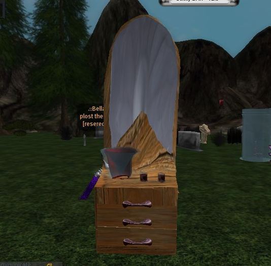 Blood of rez side table