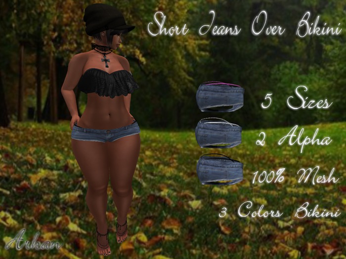 .::Arkan::. Short Jeans Over bikini