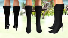 New gift black boots 100% mesh