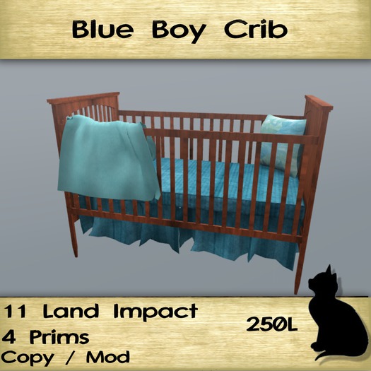 Blue Boy Crib (boxed)