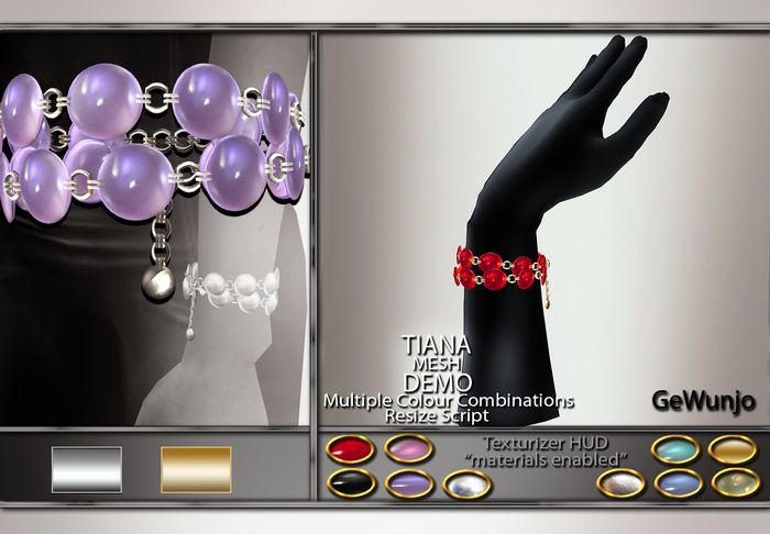 GeWunjo : TIANA bracelets DEMO