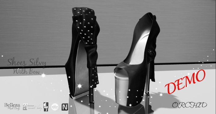 Shoes Silvy With Bow_DEMO