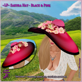 ~LP~ Sakura Hat Boxed Black/ Pink