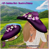 ~LP~ Sakura Hat Boxed Purple / Black