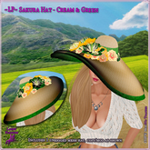 ~LP~ Sakura Hat Boxed Cream Green