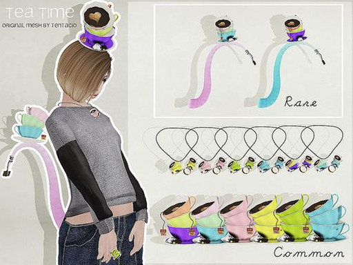 *Tentacio* Tea time jewelry yellow