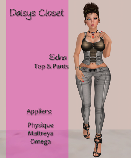 *DC - Edna Outfit White Boxed*