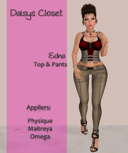 *DC - Edna Outfit White Boxed*