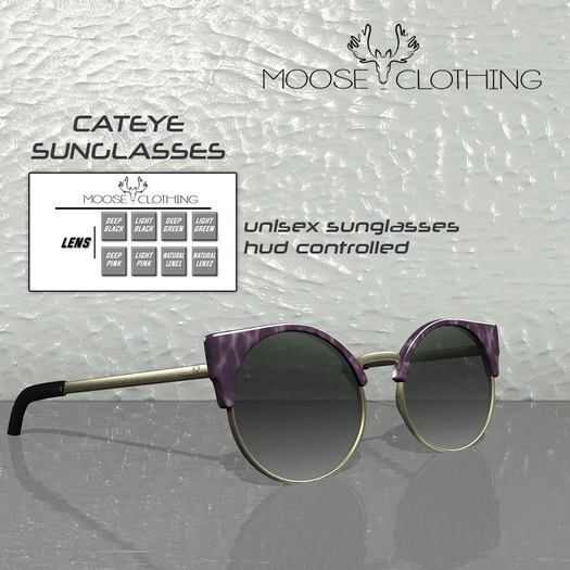 -MC- Cateye Sunglasses Viola