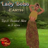 Lady Boho Skirt Set-Earth ***