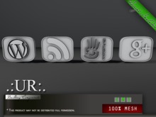 .:UR:. Kitsch Kitchen - Rider Bar Stool (full perm mesh)