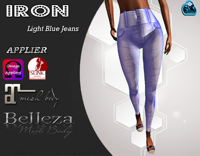 ::Iron::Light Blue Jeans