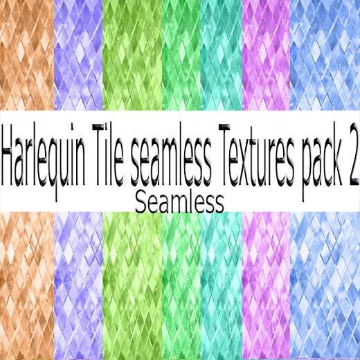 Harlequin Tile seamless Textures pack 2
