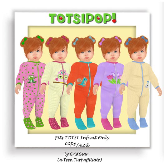 TOTSIPOP! Infant Feetie Jammies Set