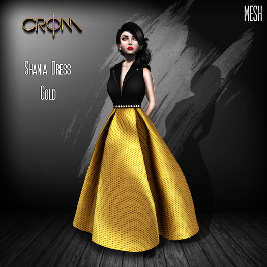 -CroM- Shania Dress - Gold
